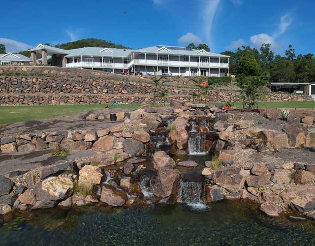Gold Coast Rock Retaining Wall