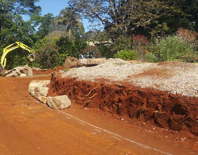 Tamborine Mountain Rock Retaining Wall
